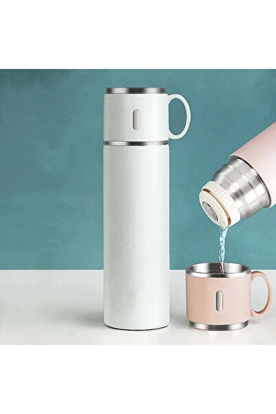 FLYONLOOK 20-24 SAAT SICAK SOĞUK MUHAFAZALI 316 KALİTELİ ÇELİK BARDAKLI TERMO...