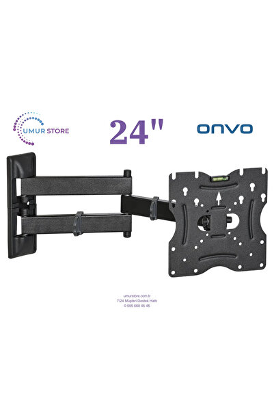 ONVO 24ovF6001h 24 inç / 22”- 49” Lcd Led Televizyon Hareketli Duvar Askı Apa...