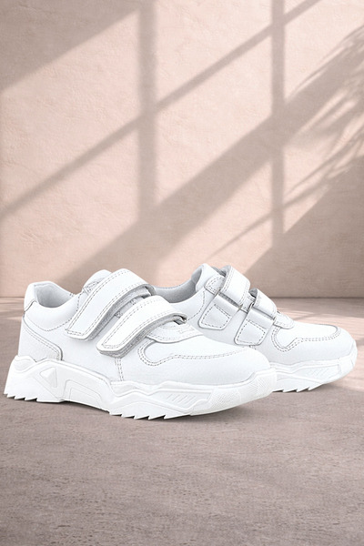 Rakerplus Pantofi pantofi pentru fete cu talpă înaltă din piele naturală