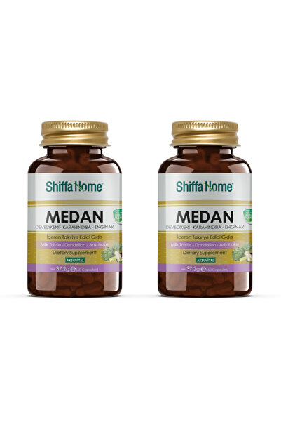 Shiffa Home 2 Adet Medan Devedikeni-Enginar-Hindiba 620 mg-60 Kapsül