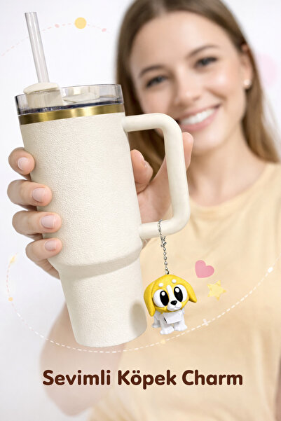 Stanley Compatible Quencher Thermos Accessory Charm Figure with Clip