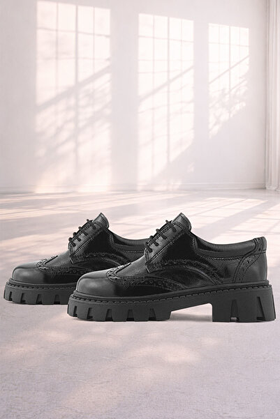 Rakerplus Genuine Leather Black Wrinkled Patent Leather Oxford Children's Cas...