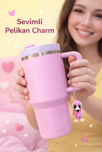 Stanley Uyumlu Quencher Termos Aksesuarı Charm Figürü Klipsli