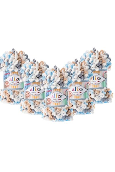 Alize Fine Color (ΜΕ ΜΙΚΡΟ ΚΟΥΡΔΙΣΜΑ) Κλωστή Πλεκτομηχανής Χειροποίητης Πλεξο...