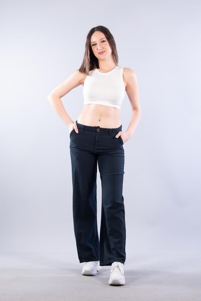 Mckanzie 5219 (6230) Παντελόνι με κορδόνι στη μέση και φαρδιά μπατζάκια