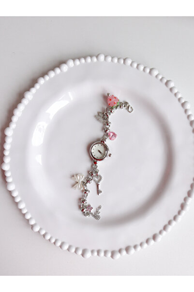 Reorah Collection Sweet Time-Çilek Charmlı Saat