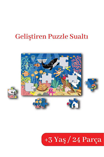 Çocuk Akademi Puzzle Su Altı