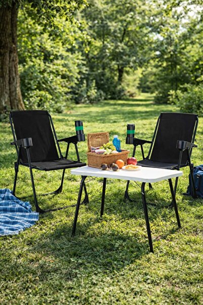 DEKOZUM HOLİDAY Kamp Seti Kamp Sandalyesi Kamp Masası Katlanır Kamp Piknik Se...