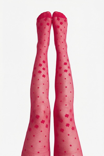 Penti Kız Çocuk Pretty Dotted Daisy Külotlu Çorap