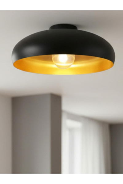 Bamyum Androa Siyah Plafonyer - Iç Renk Gold Iç Mekan Aydınlatma Dekoratif Mu...