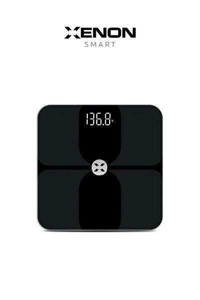 Xenon Smart Akıllı Tartı Dijital Baskül, BT Apple Health Google Fit, Vücut Ki...