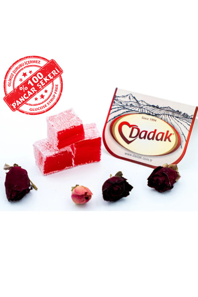 Dadak Lokum ve Kuruyemiş 1 كيلو لون تركي بنكهة الورد