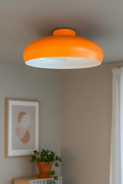 Bamyum Androa Turuncu Plafonyer - İç Renk Beyaz Oturma Odası Salon Mutfak Kaf...