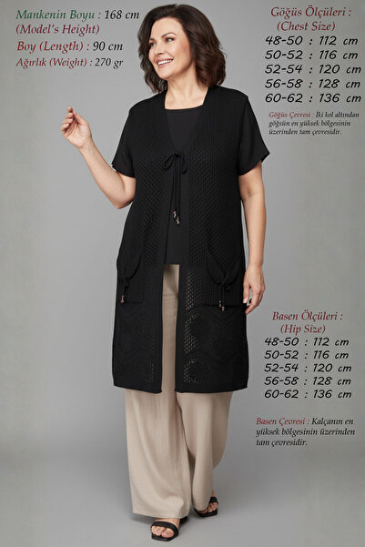 Laden Plus Size Knitwear Women's Oversized Summer Cotton Pack Anti-Sweat Lace...