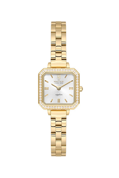 Nacar Sapphire Glass Gold - Silver Women's Watch Nc08-39430759-Dsms