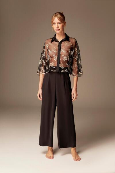 BONJOUR MADAME Bjm-1533 6 Parça Çeyiz Seti - Gecelik-Sabahlık-Pijama Takım-Şo...