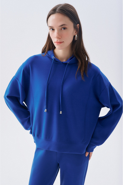 Mudo سويت شيرت بغطاء للرأس من مودال