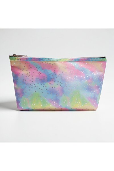 Juene Gümüş Yıldız Με σχέδιο Πολύχρωμο Τεχνητό δέρμα Μεγάλο Επίπεδο Μακιγιάζ ...