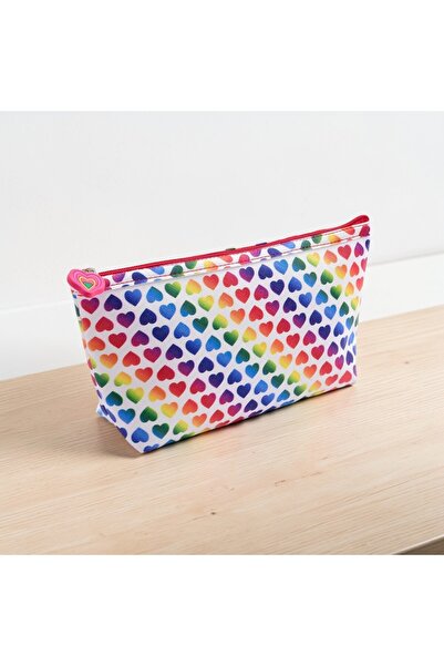 Juene Καρδιά Με σχέδιο Μεγάλο Ορθογώνιο Μακιγιάζ Τσάντα σελ.