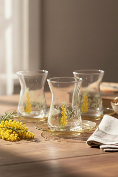 Rakle Mimosa 12 Parça Çay Seti 132 cc