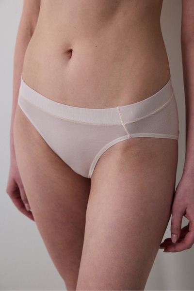 Penti Chiloți slip Aging Collagen French Cut Bej deschis