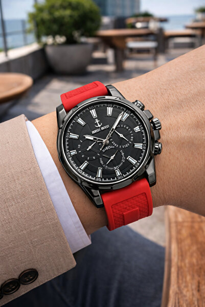 MARCO MARİN Silicone cord men's watch