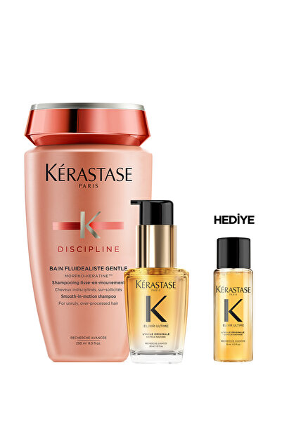 Kerastase Elixir & Discipline Elektriklenme Karşıtı & Parlaklık Veren Saç Bak...