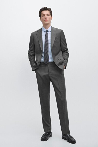 Massimo Dutti Soğuk yün takım blazer