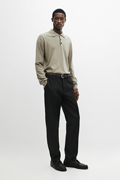 Massimo Dutti Pamuklu tapered fit pantolon