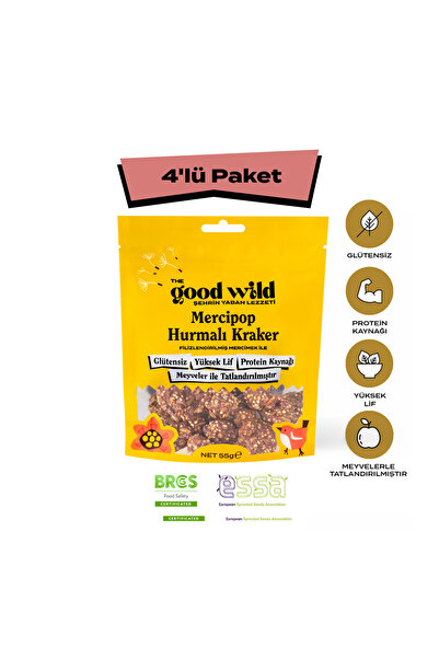 THE GOOD WİLD مرسيبوب كراكرز بالتمر |   وجبة خفيفة خالية من الغلوتين |   بدون...