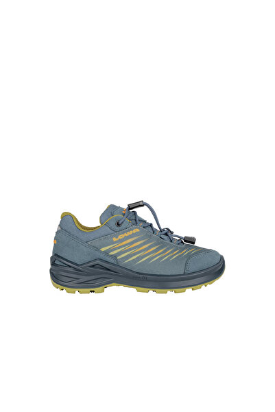 Lowa Zirrox II GTX Lo Kids Hiking Shoes Brown Petrol/Mustard