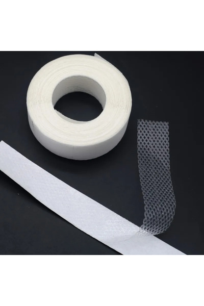 TELASTAR Paça Telası -çift Taraflı Yapışkan Tela 10 Mt - Eni 1.5cm Ütüyle Yapışan (KAĞITLI)