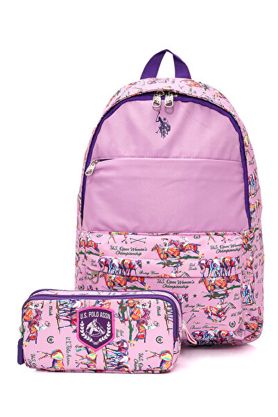 U.S. Polo Assn. BAZA. Polo. Assn. Set ghiozdan pentru fete PLSET 2434446