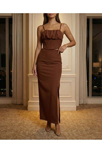 HerTon Bustier Skirt Set
