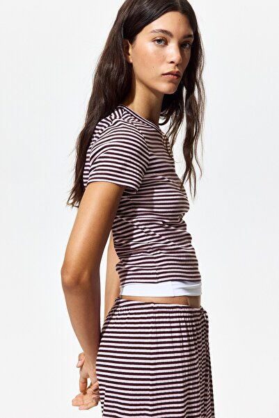 H&M Ribanalı Tişört