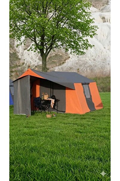 OBA ÇADIR 2 ODA + MUTFAKLI KAMP ÇADIRI * 4-6 KİŞİLİK ( KAPI SİNEKLİKLİ )
