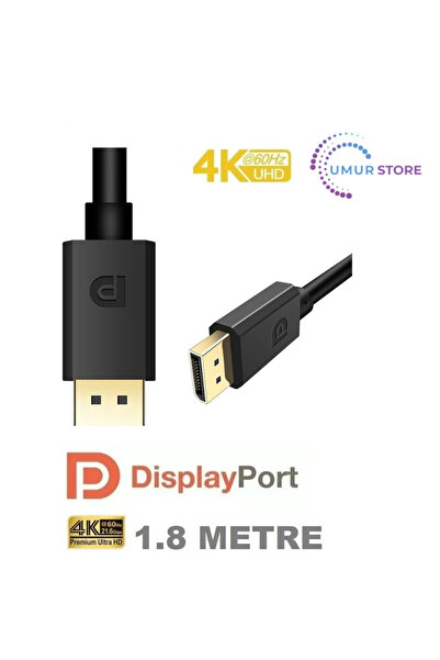 Herz 4K Displayport Dp Kablo 280hz/fullhd 165hz/2k 60hz/4k 30hz/5k Ultra Hd 4...