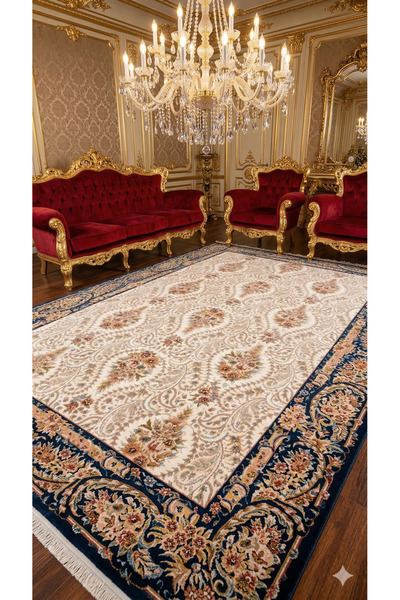 Premium Carpets ipek parıltılı 120 Tarak Dokunmuş Ipek Halı