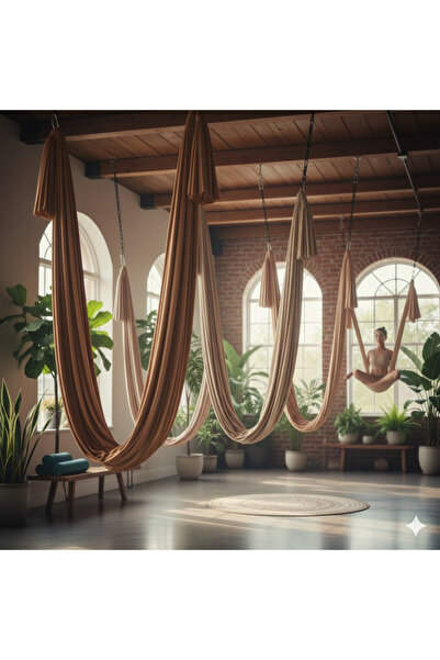 SWISS Fly Yoga (SALON TİPİ PROFESYONEL KULLANIM İÇİNDİR) Renk Koyu Kırmızı