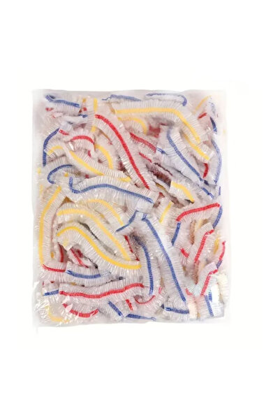 OEM Transparent lid-type bags, pack of 100, for Single use, multi-colored ends