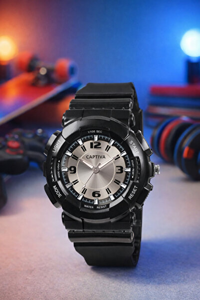 captiva Analog Rakamlı 30 Mt Suya Dayanıklı Spor Çoçuk Kol Saati