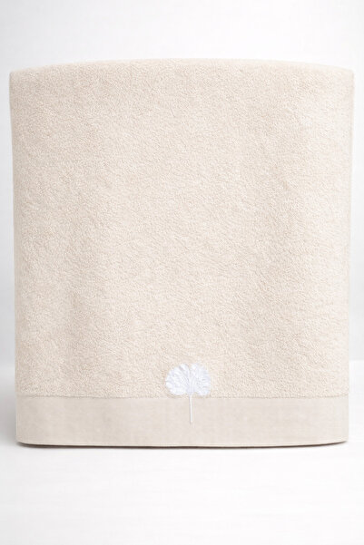 MORE HOME منشفة شاطئ من الخيزران الطبيعي 70 × 140 بيج