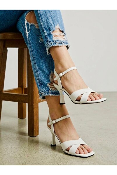 Felisya Butik Women's Cross-Strapped Heels Sandals 7cm