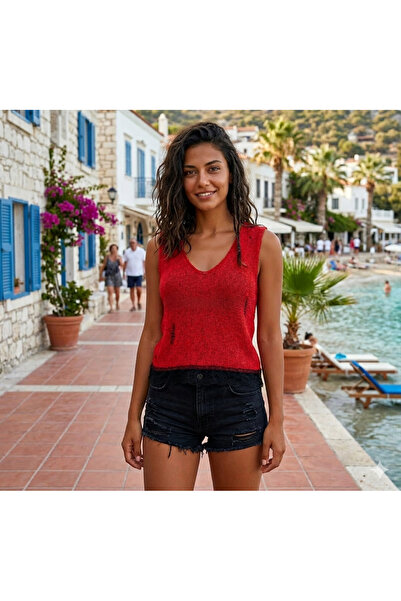 bi ters bi düz elrgüsü blouse