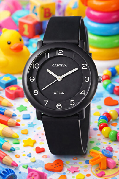 captiva 30 mt Suya Dayanıklı Analog Silikon Kordonlu Çoçuk Kol Saati CP.YN.25.22