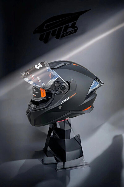 AXXIS Panther Sv A1 Matt Black Motosiklet Kaskı