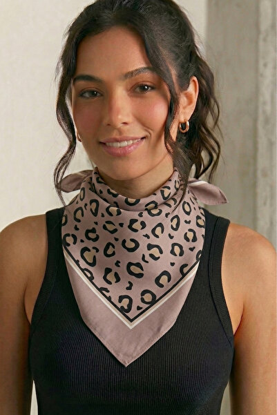 PETEK AKSESUAR imprimeu leopard SATEN P bumbac U BANDANĂ