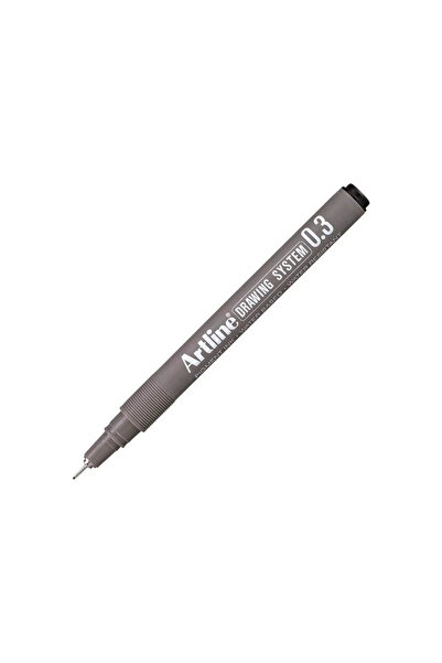 artline 233 قلم رسم أسود 0.3