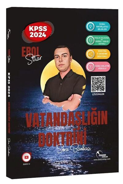 Doktrin Yayınları SÜPER FİYAT - Doktrin 2024 KPSS Vatandaşlık Vatandaşlığın D...
