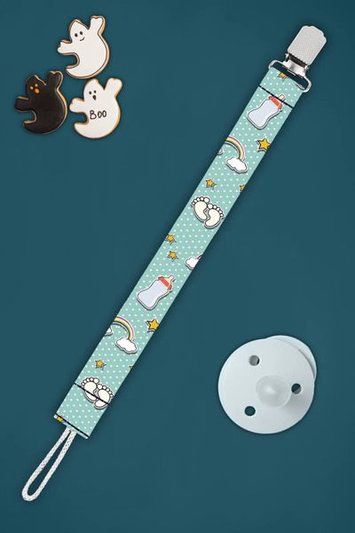 Apptakı Hoşgeldin Bebek Emzik Askısı Emzik Zinciri Emzik Tutacağı Emzirme Aks...